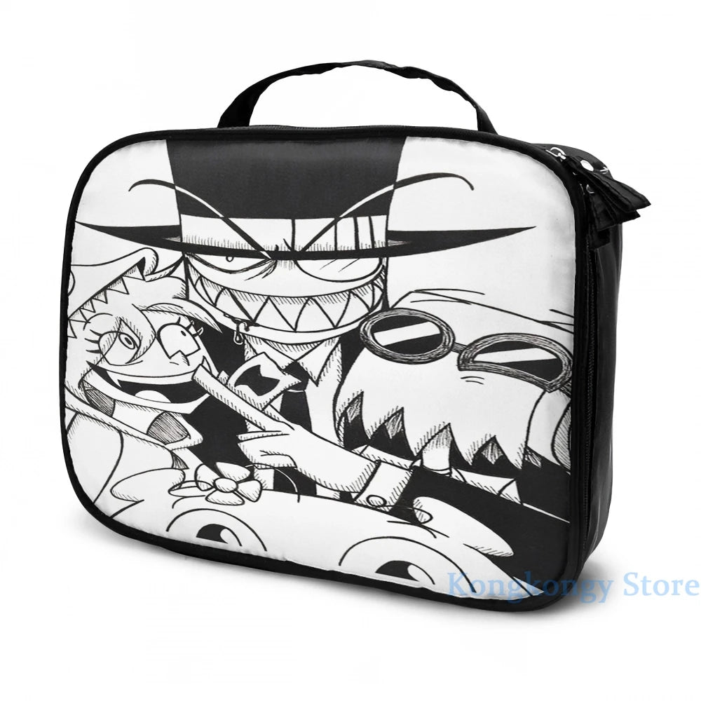Villainous USB Charge Backpack Funny Graphic Print Men Women Travel Laptop Bag