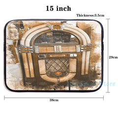 Wurlitzer Jukebox Watercolor USB Backpack School Travel Bag