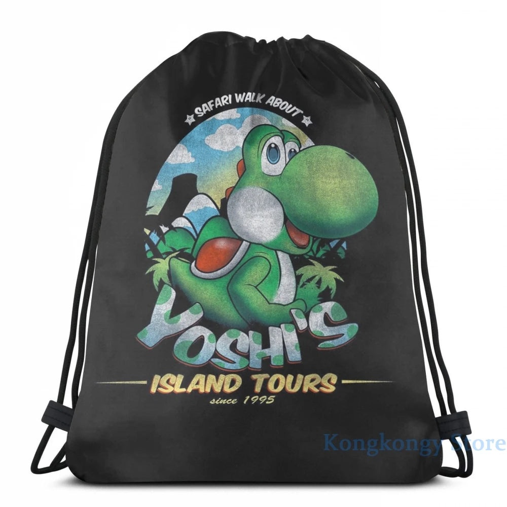 Yoshi's Island Tours USB Charge Backpack School Travel Laptop Bag