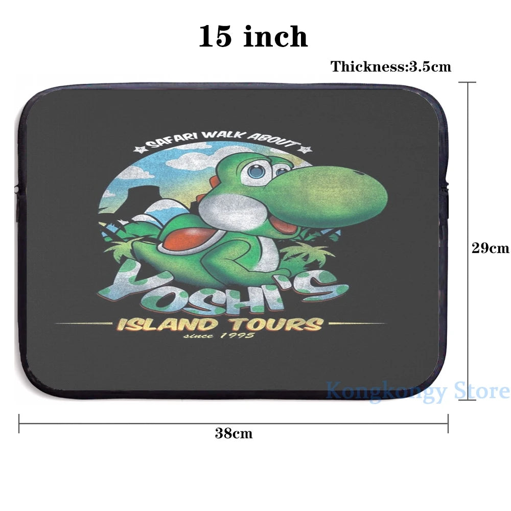 Yoshi's Island Tours USB Charge Backpack School Travel Laptop Bag
