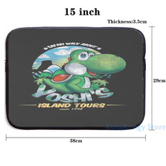 Yoshi's Island Tours USB Charge Backpack School Travel Laptop Bag