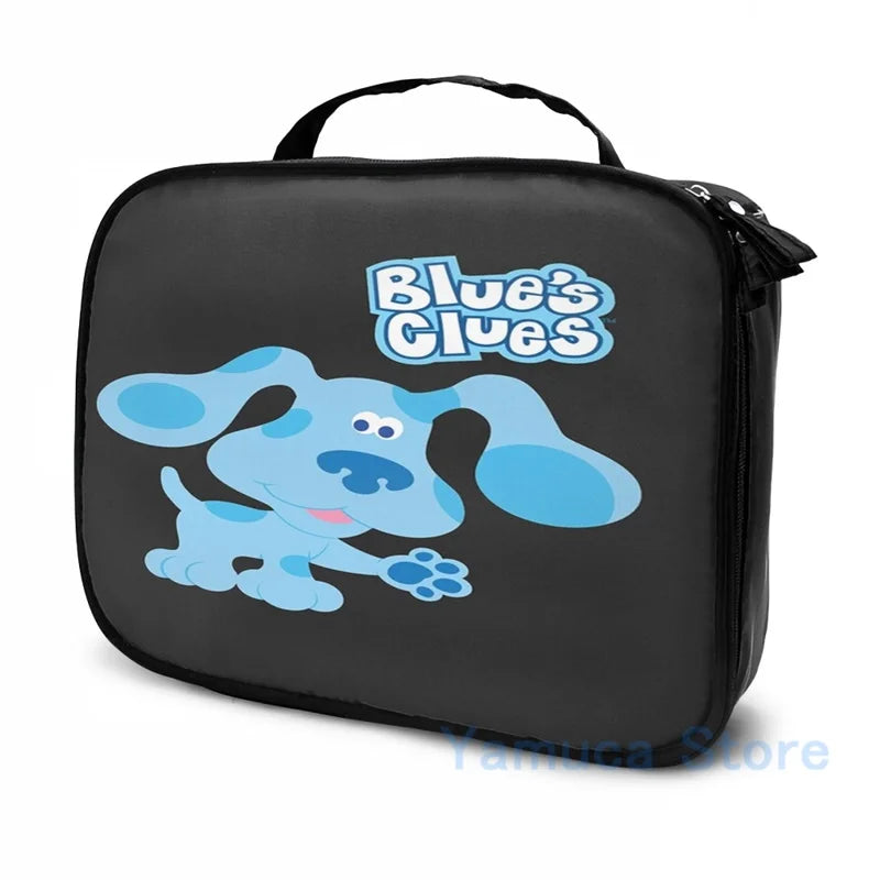 Funny Graphic print blues clues USB Charge Backpack men School bags Women bag