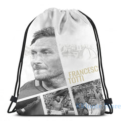 Funny Graphic Print Totti USB Charge Backpack Men Women School Travel Bag