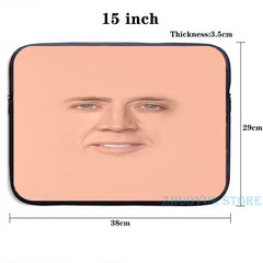 Nicolas Cage Face USB Charge Backpack Men Women Travel Laptop Bag
