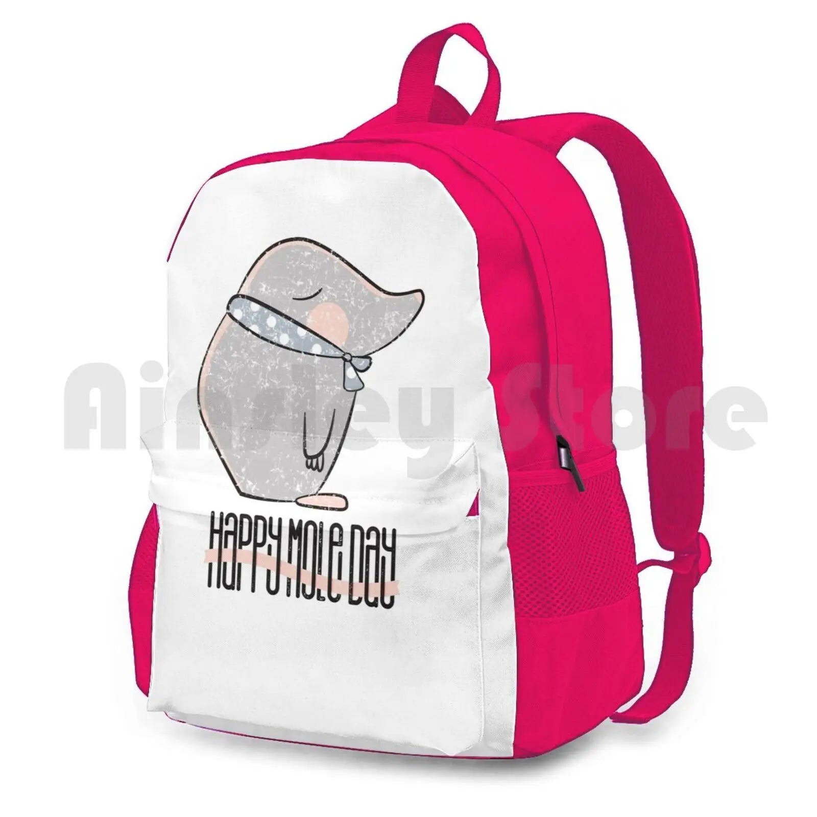 Funny Happy Mole Blind Animal Sports Bag