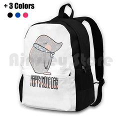 Funny Happy Mole Blind Animal Sports Bag