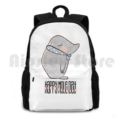 Funny Happy Mole Blind Animal Sports Bag