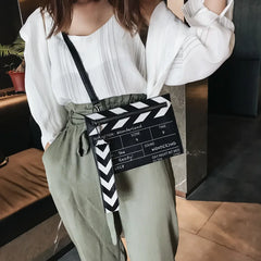 Funny Movie Prop Shoulder Bag Letters Clutch Bag