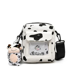 Funny Personality Cow Dots Women's Crossbody Bag for Shopping