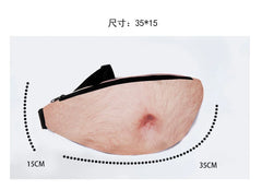 Funny Dad Bod Money Belt Bag Men Travel Fanny Pack
