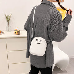 Funny Shoulder Bag Women Nylon Ghost Crossbody Bags Cartoon Harajuku