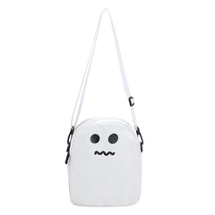 Funny Shoulder Bag Women Nylon Ghost Crossbody Bags Cartoon Harajuku