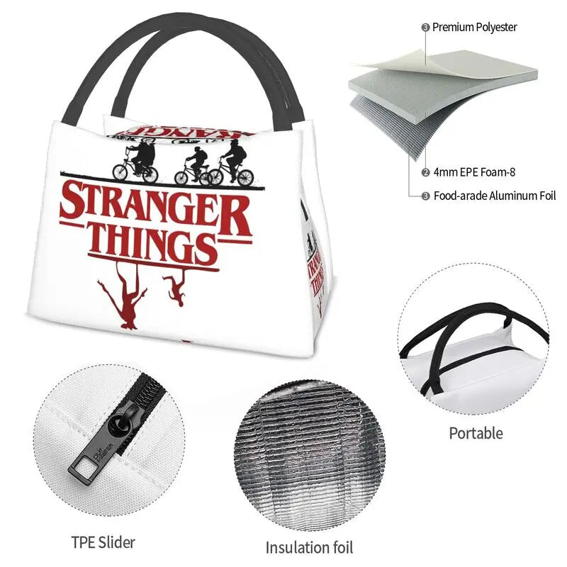 Stranger Things Insulated Lunch Bag The Upside Down World Leakproof Thermal