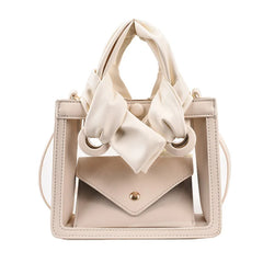 Funny Transparent Handbags Women Pu Leather Ladies Shoulder Crossbody Bags