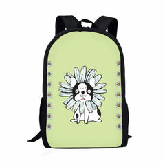 Funny Animal & Plant Print Schoolbag for Kids - Birthday Gift