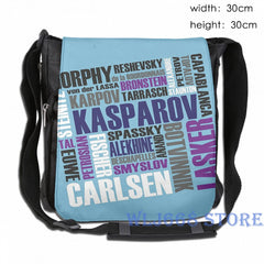 Funny Chess T-Champs Graphic Print Shoulder Bag for Men & Women