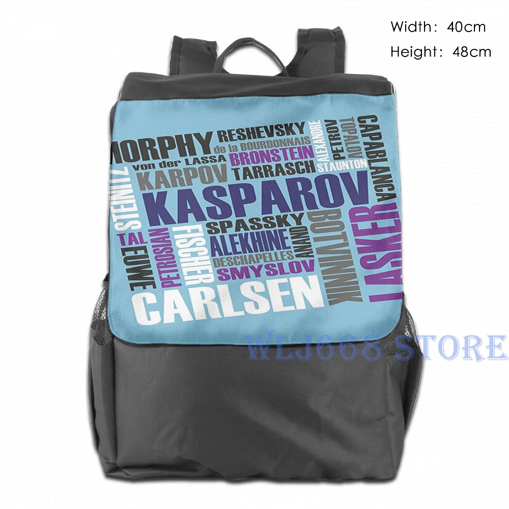 Funny Chess T-Champs Graphic Print Shoulder Bag for Men & Women