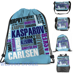 Funny Chess T-Champs Graphic Print Shoulder Bag for Men & Women