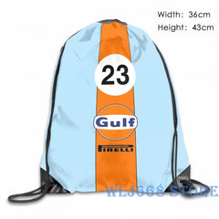 Gulf Oil Racing Graphic Print Shoulder Bag for Men Women