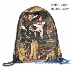 Funny Hieronymus Bosch Garden of Earthly Delights Shoulder Bag