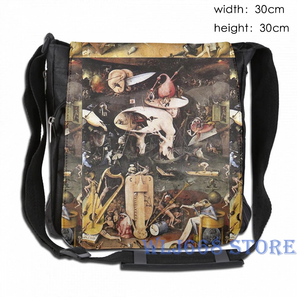 Funny Hieronymus Bosch Garden of Earthly Delights Shoulder Bag
