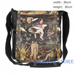 Funny Hieronymus Bosch Garden of Earthly Delights Shoulder Bag
