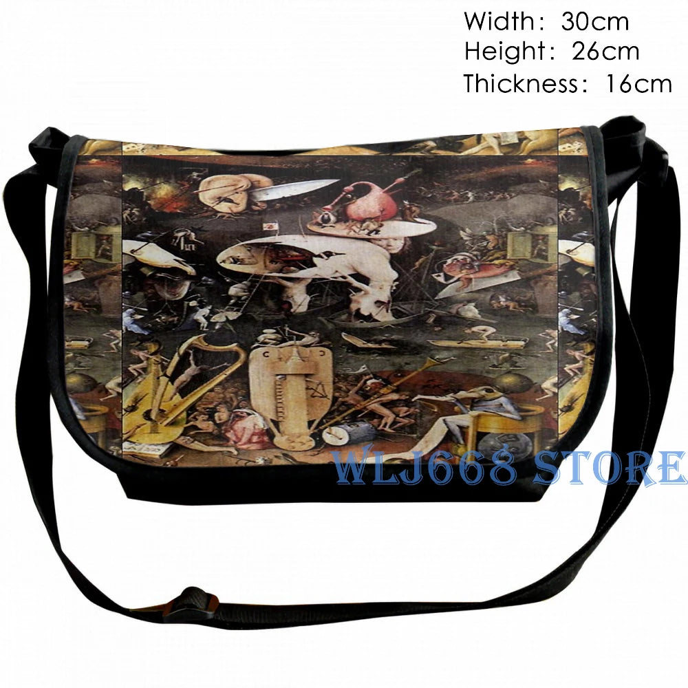 Funny Hieronymus Bosch Garden of Earthly Delights Shoulder Bag