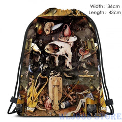 Funny Hieronymus Bosch Garden of Earthly Delights Shoulder Bag
