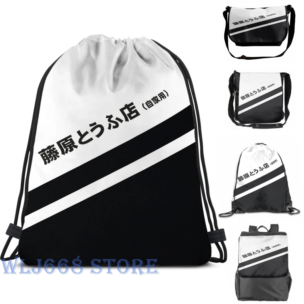 Initial D AE86 Tofu Decal Shoulder Bag