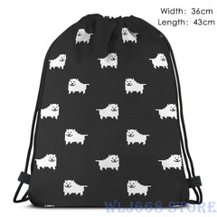 Funny Shoulder Bag Women Men Undertale Annoying Dog Gym Backpack