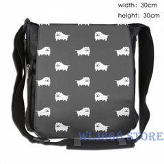 Funny Shoulder Bag Women Men Undertale Annoying Dog Gym Backpack