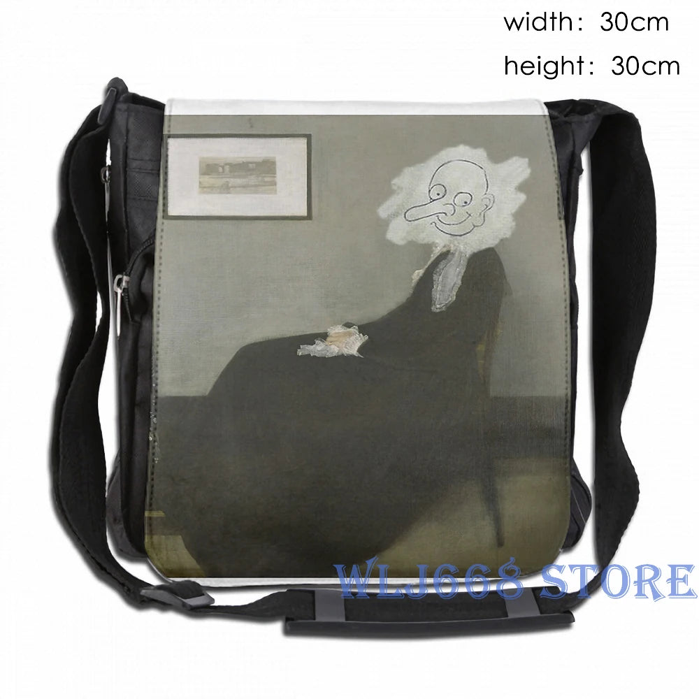 Funny Whistlers Mother Mr. Bean Shoulder Bag for Women & Men
