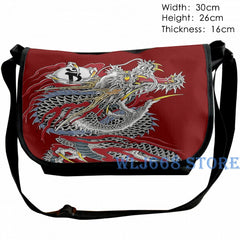 Yakuza Dragon Tattoo Shoulder Bag for Men and Women