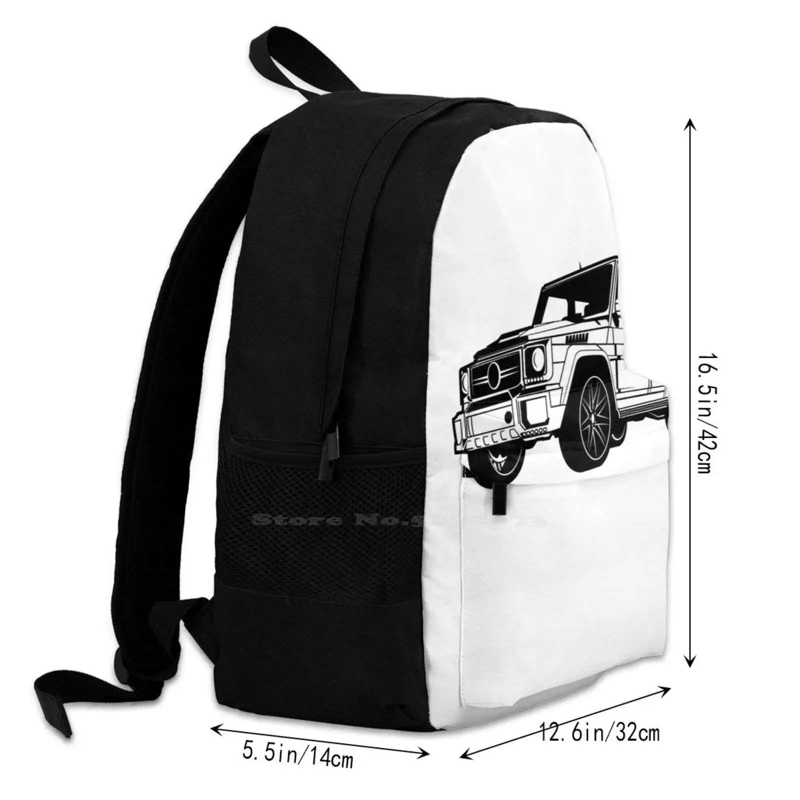 G Wagon Bag Backpack For Men Women Girls Teenage Cars Hats Bike Chris Brown