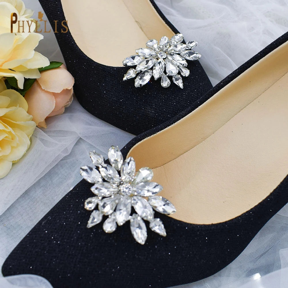 DIY Shoe Accessories Bead Shoe Clips 2pcs Shoe Clip Decoration