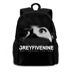See Through The Fear 3D Print Backpack Casual Bag Gray59 Suicide Scrim
