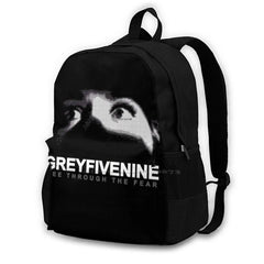 See Through The Fear 3D Print Backpack Casual Bag Gray59 Suicide Scrim