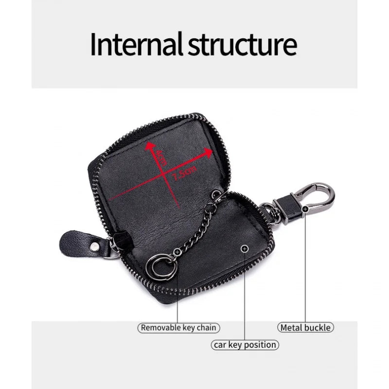 Mini Men's Key Case Car Keychain Large Capacity