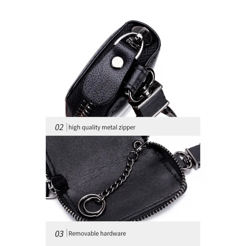 Mini Men's Key Case Car Keychain Large Capacity