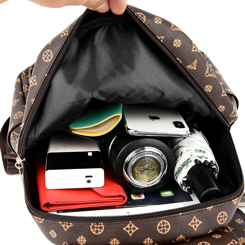 GLMAHUA Women Backpack Retro Female Schoolbags Girl Travel Book Bags