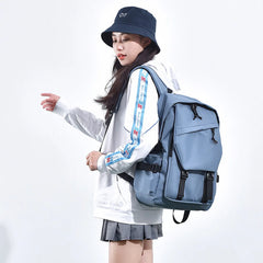 Vitality Waterproof Laptop Backpack - Large Capacity Travel Bag