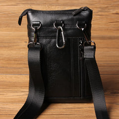 CORAL Leather Men Phone Bag Travel Shoulder Bags Mobile/Cell Phone Pouch