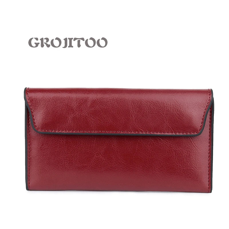 Leather Women's Purse Large Capacity Handbag