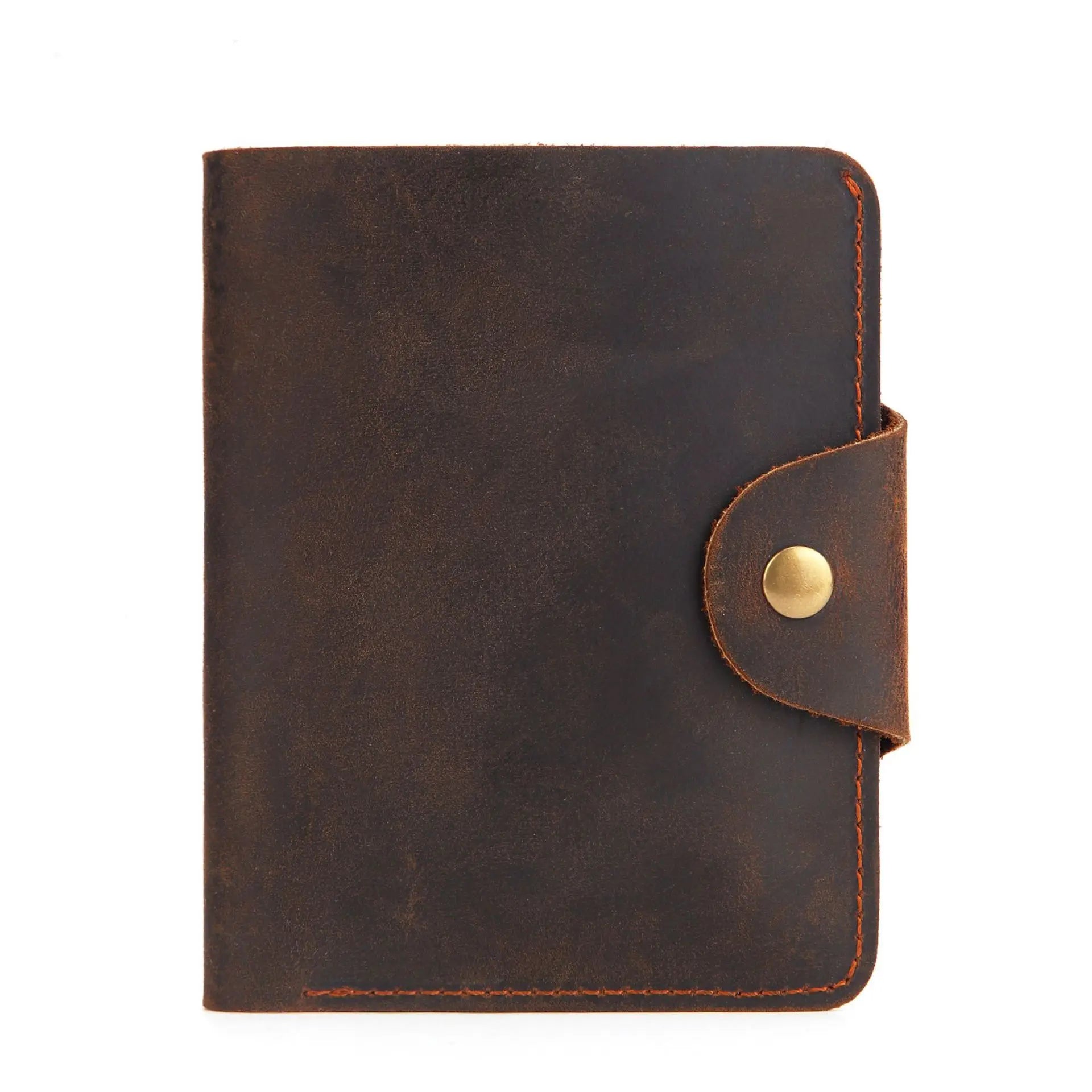 Men's Crazy Horse Cowhide Wallet Oil Wax Leather Bag