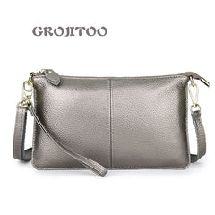 Soft Leather Wallet Head Cowhide Women's Straddle Bag