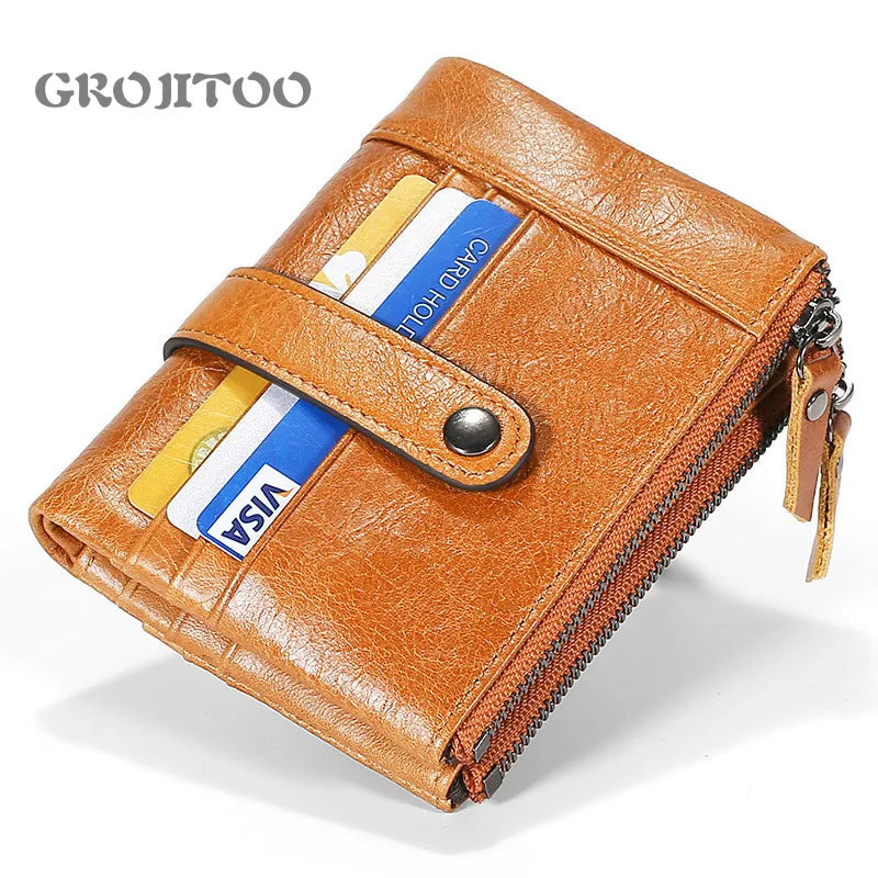 RFID Anti-Theft Leather Wallet for Men