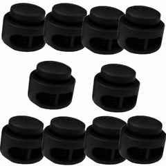 Plastic Cord Lock 2-hole Stopper Clips 20pcs/pack