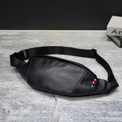 Pu Leather Waist Bag Men Money Phone Fanny Pack Vintage Waist Belt Bag