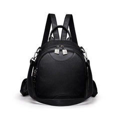 Vintage Leather Backpack for Women, Travel Shoulder Bag, School Bags for Girls