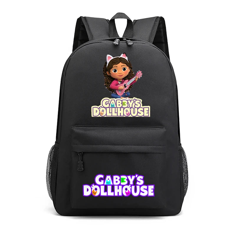 Gabby Dollhouse School Girls Backpack Bagpack Women Mochila